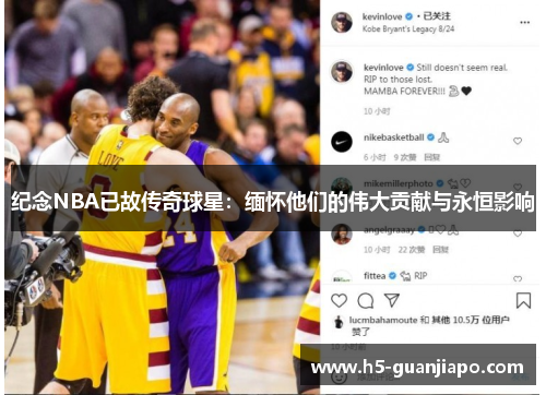 纪念NBA已故传奇球星：缅怀他们的伟大贡献与永恒影响